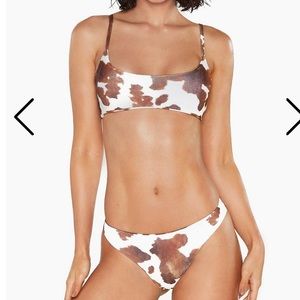 Nasty gal cow bikini set